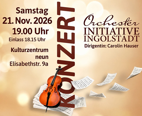 Herbstkonzert der Orchesterinitiative Ingolstadt
